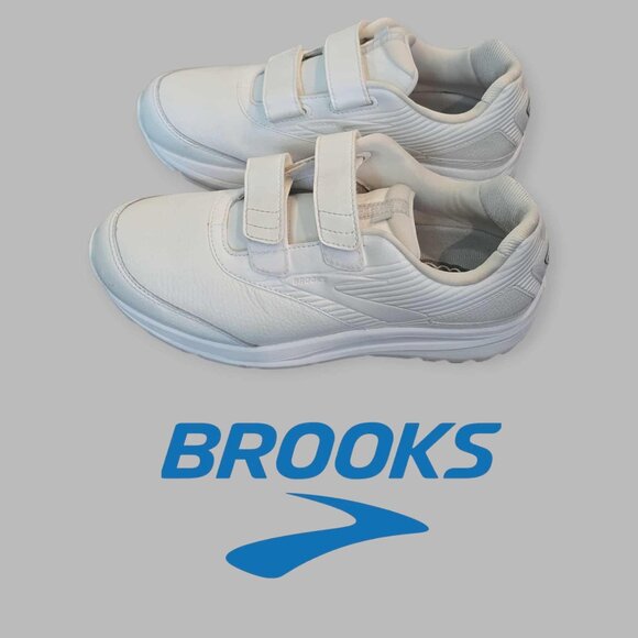 Brooks Addiction Athletic Walker V Strap White  Sneakers Womens 9  Medium D - Picture 1 of 15